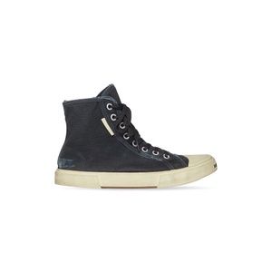 Balenciaga Paris High Top Sneakers Black White